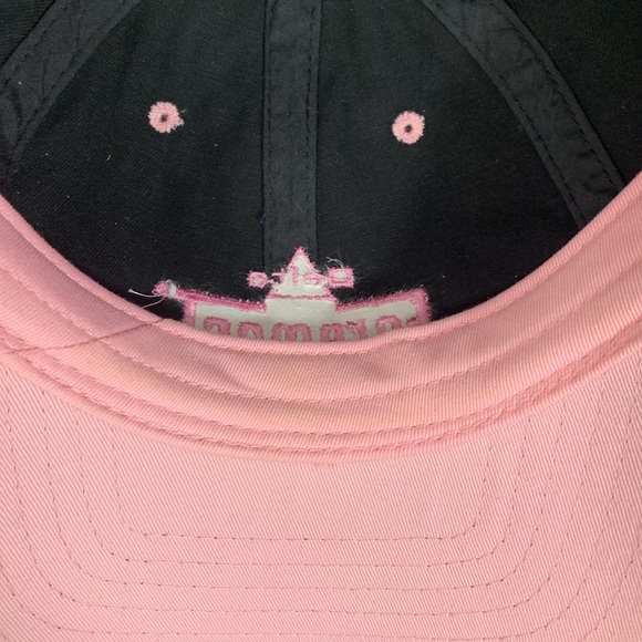 Delta Foremost Baseball Hat Womens OSFM Black Pink Shine in '09 Triangle Sport - Picture 11 of 13